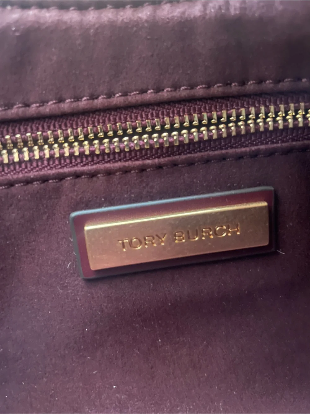 Tory Burch T Monogram Jacquard Shoulder Crossbody Bag Brown Gold